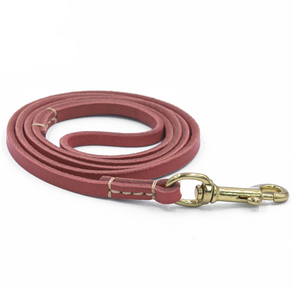The Ranger Leather Leash length and thickness detail