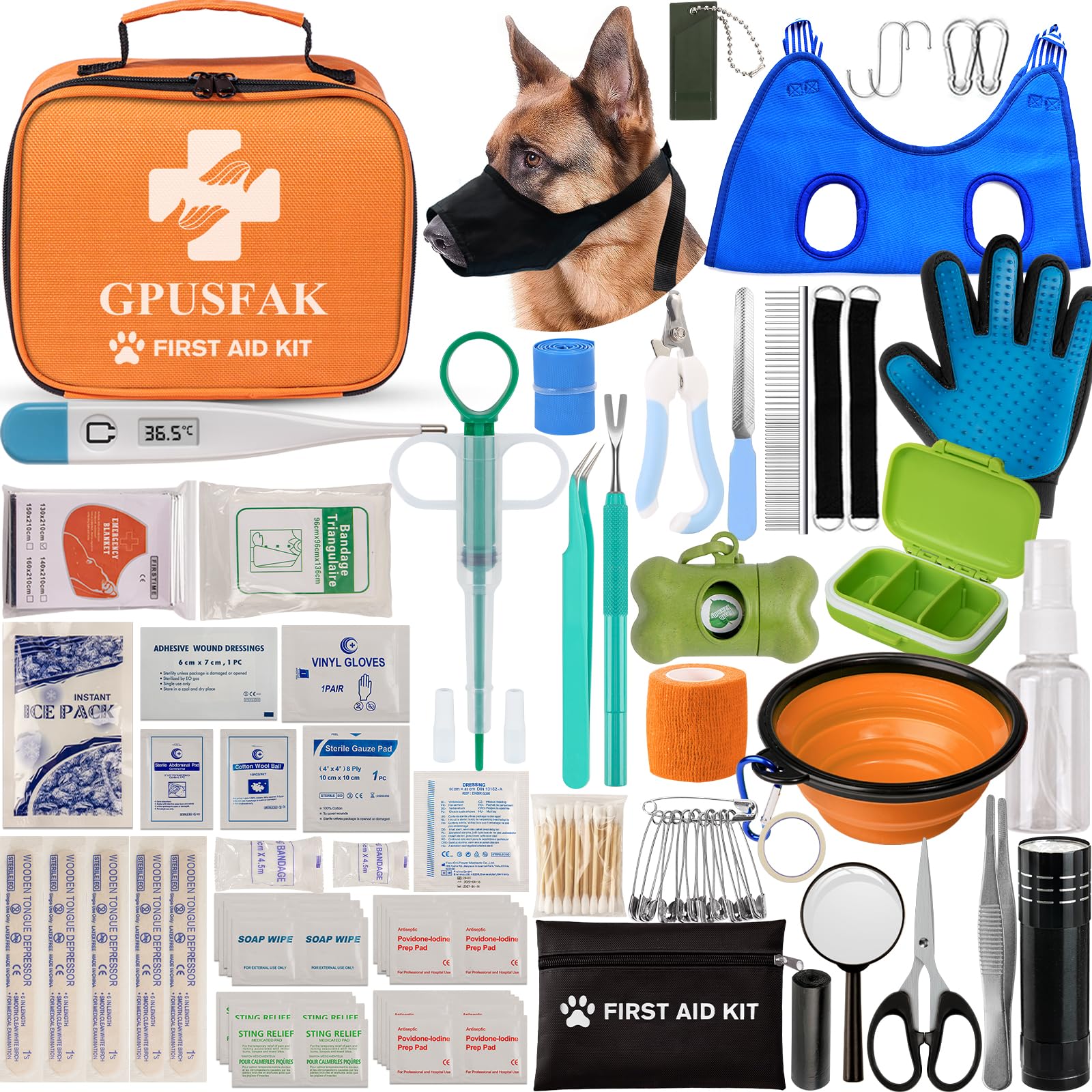 The Trailguard grooming tools and hammock harness