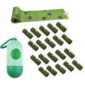 The Trailclean dispenser clipped onto a leash