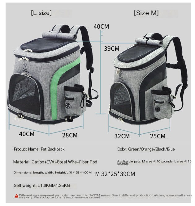 The Voyager Backpack Carrier — Premium Pet Travel Companion