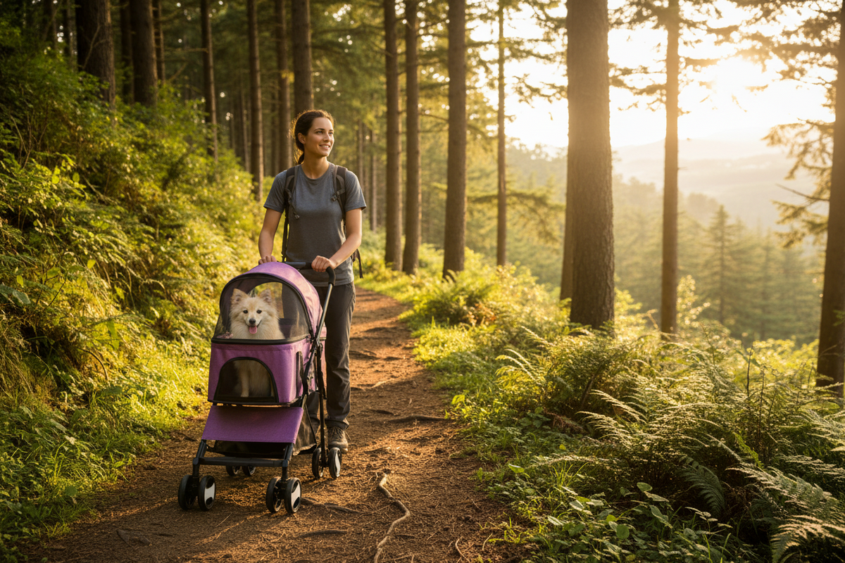 Wanderer 3-in-1 Pet Stroller, additional product view