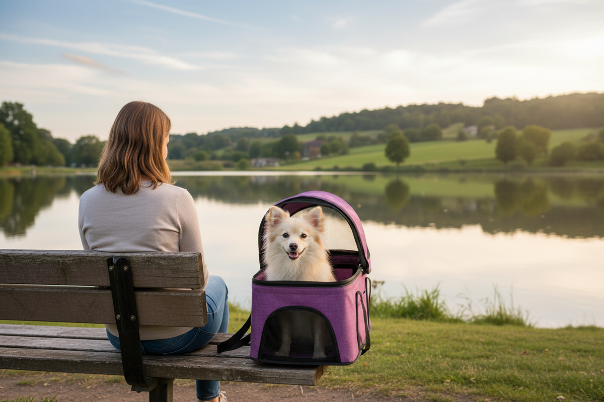 Wanderer 3-in-1 Pet Stroller, product detail view